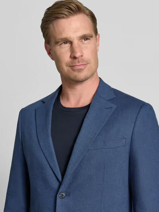 Matinique straight fit colbert van linnenmix model 'Charles'