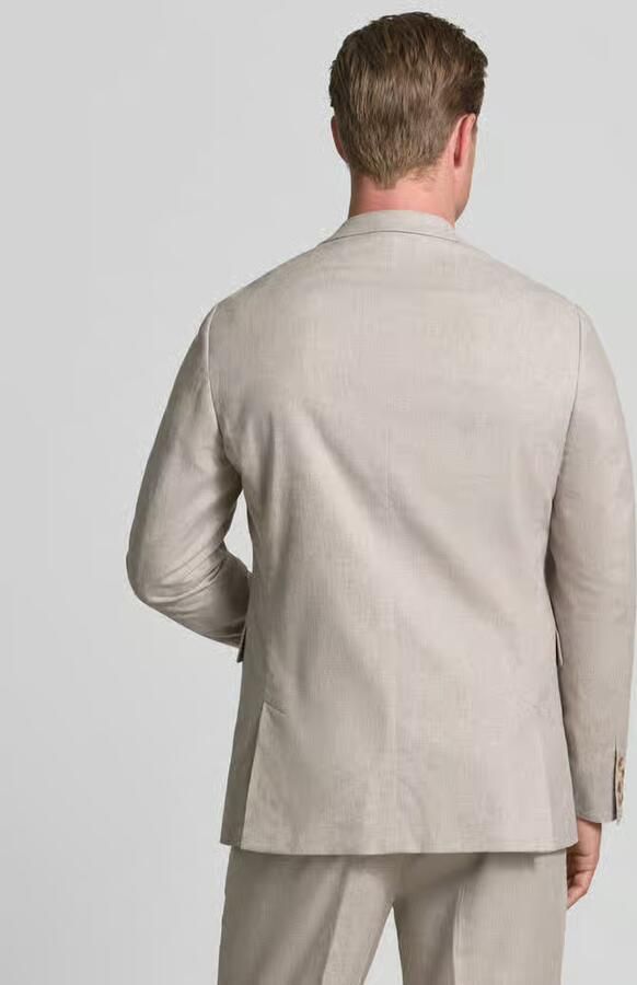 Matinique straight fit colbert van linnenmix model 'Charles'