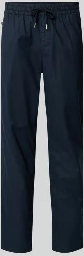 Matinique Straight fit linnen broek met elastische band model 'Barton' - Foto 5