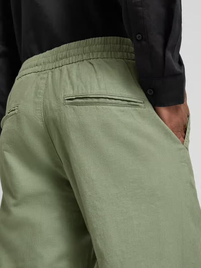 Matinique Straight fit linnenbroek met elastische band Model 'Barton' - Foto 4
