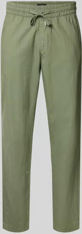 Matinique Straight fit linnenbroek met elastische band Model 'Barton' - Foto 5