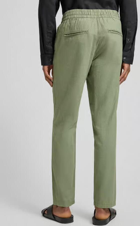Matinique Straight fit linnenbroek met elastische band Model 'Barton' - Foto 6