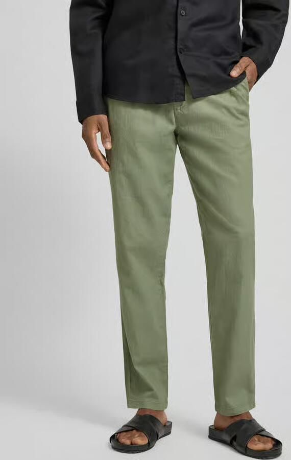 Matinique Straight fit linnenbroek met elastische band Model 'Barton' - Foto 5