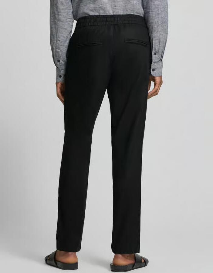 Matinique Straight fit linnenbroek met elastische band Model 'Barton' - Foto 6