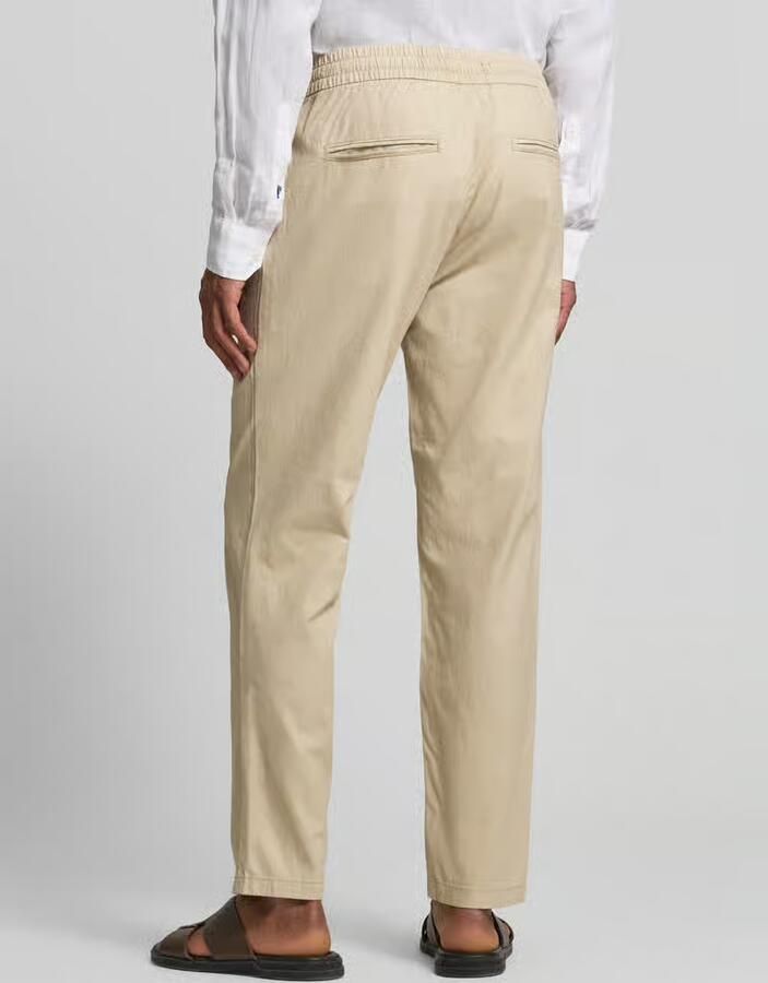 Matinique Straight fit linnenbroek met elastische band Model 'Barton' - Foto 2