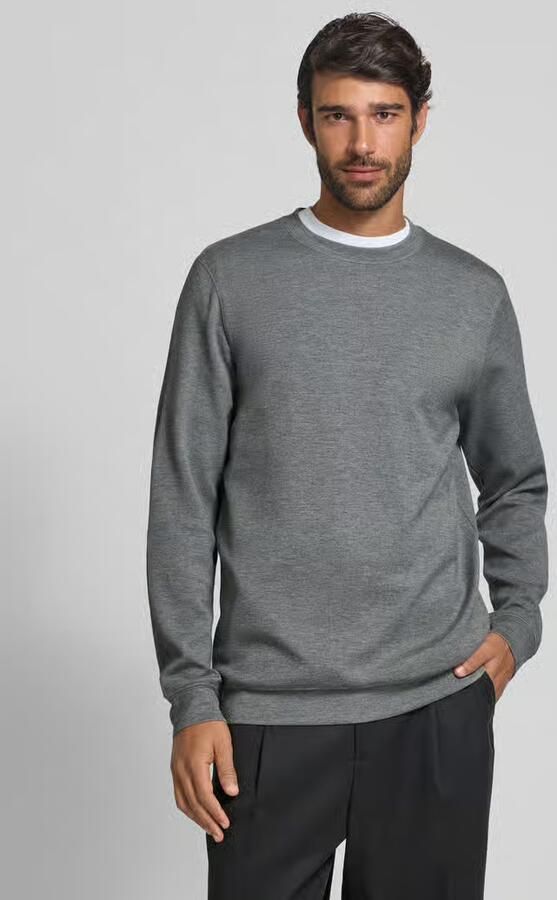 Matinique Sweatshirt met labeldetail model 'harry' - Foto 2