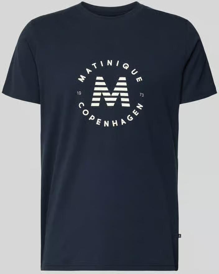 Matinique T-shirt met labelprint model 'Jeramy' - Foto 2