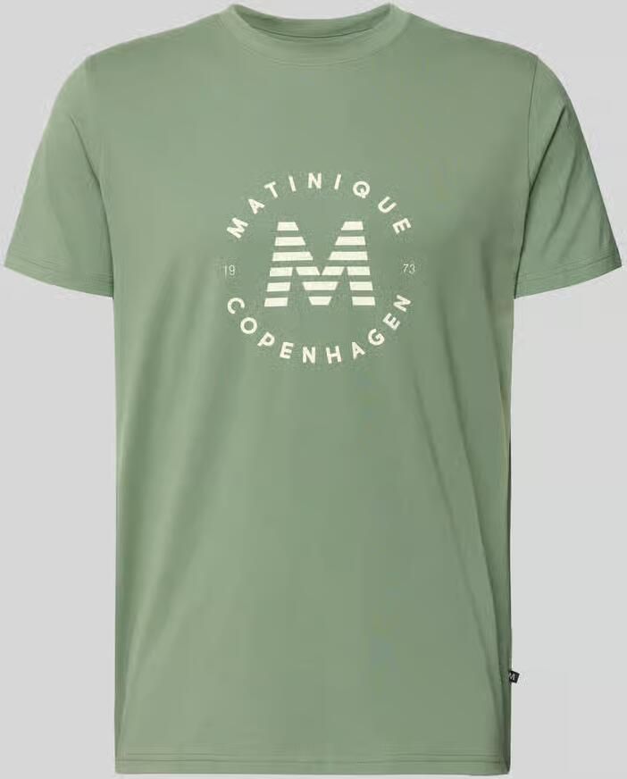 Matinique T-shirt met labelprint model 'Jeramy' - Foto 2