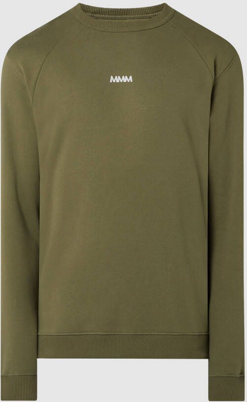Matinique Sweatshirt van katoenmix model 'Logo'
