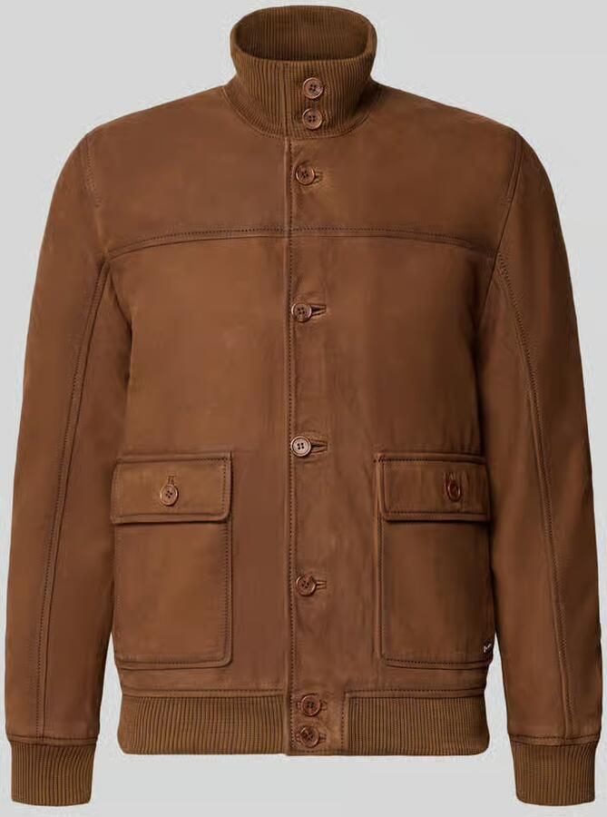 MAURITIUS Regular fit jack in leerlook model 'GORDEN'