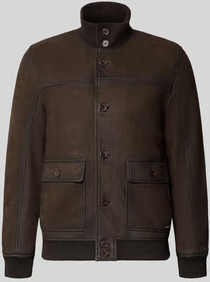MAURITIUS Regular fit jack in leerlook model 'GORDEN'