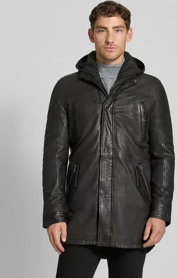 MAURITIUS Regular fit Jack van echt Nubuck van schapenleer Model 'SITKU' - Foto 2