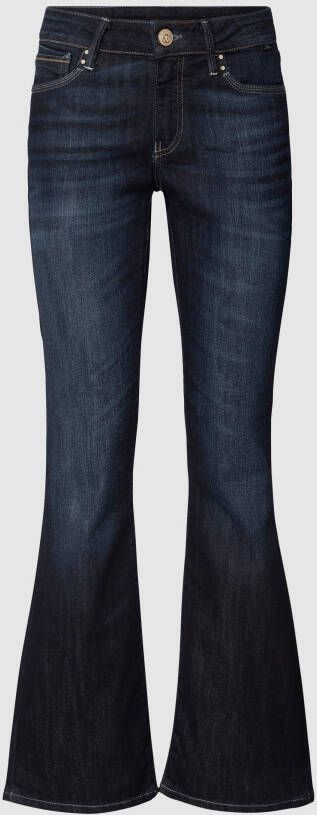 Mavi Jeans Bootcut mid waist jeans van katoenmix model 'Bella'