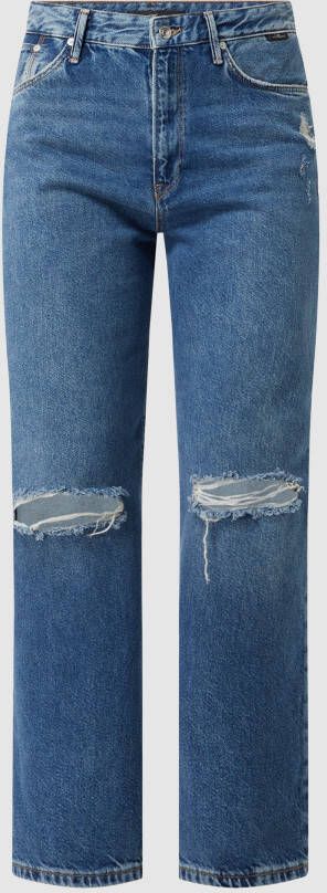 Mavi Jeans Dad fit high waist jeans van katoen model 'Berlin'