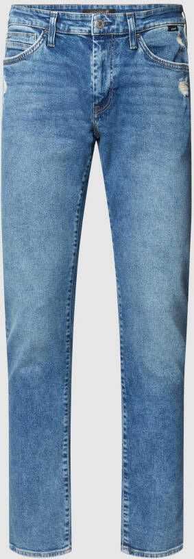 Mavi Jeans Skinny fit jeans met labelpatch model 'James'
