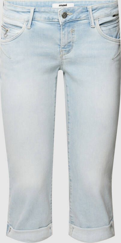 Mavi Jeans Straight fit capri-jeans met labeldetail model 'ALMA'
