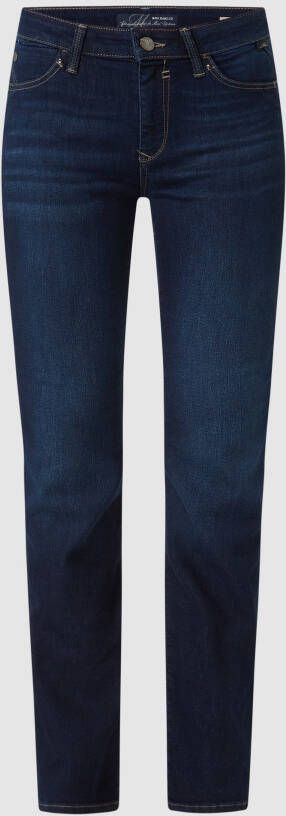 Mavi Jeans Straight fit high rise jeans met stretch model 'Kendra'