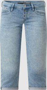 Mavi Jeans Straight fit low rise capri-jeans met stretch model 'Alma'