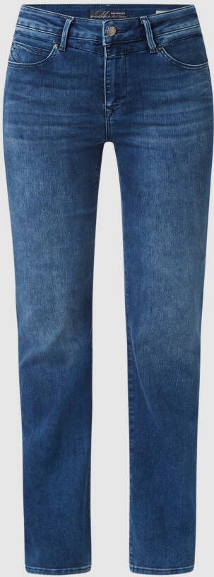 Mavi Jeans Straight leg high rise jeans met stretch model 'Kendra'