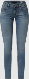 Mavi Jeans Super skinny fit mid rise jeans met stretch model 'Adriana'
