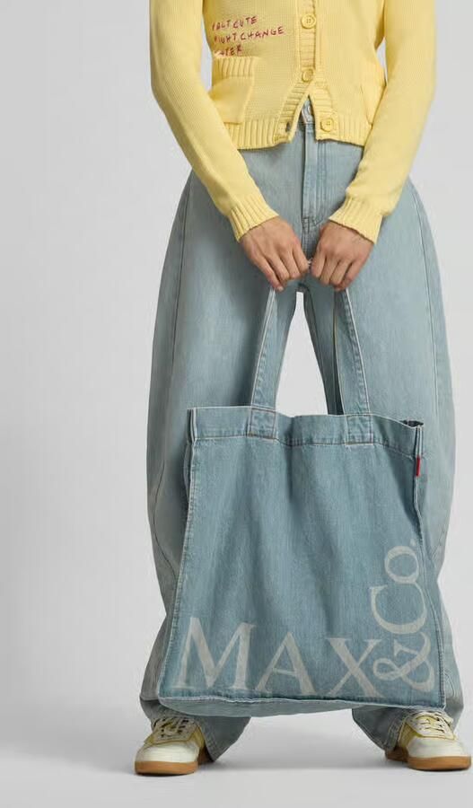 MAX&Co. barrel fit jeans met denim-tas model 'MCOCANTORE' - Foto 2
