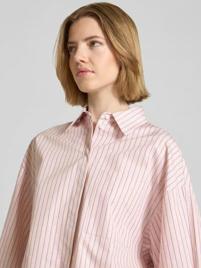 MAX&Co. boxy fit overhemdblouse van puur katoen model 'VELOCE'