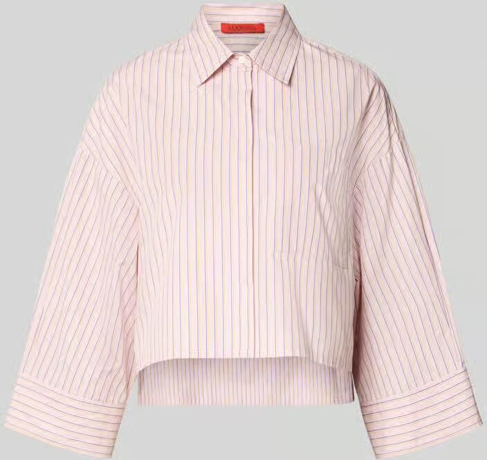 MAX&Co. boxy fit overhemdblouse van puur katoen model 'VELOCE' - Foto 2