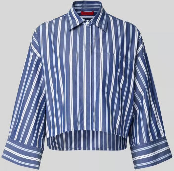 MAX&Co. boxy fit overhemdblouse van puur katoen model 'VELOCE' - Foto 3