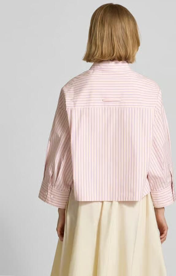 MAX&Co. boxy fit overhemdblouse van puur katoen model 'VELOCE' - Foto 3