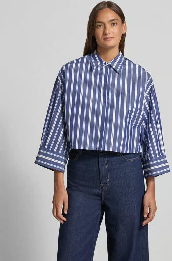 MAX&Co. boxy fit overhemdblouse van puur katoen model 'VELOCE' - Foto 3