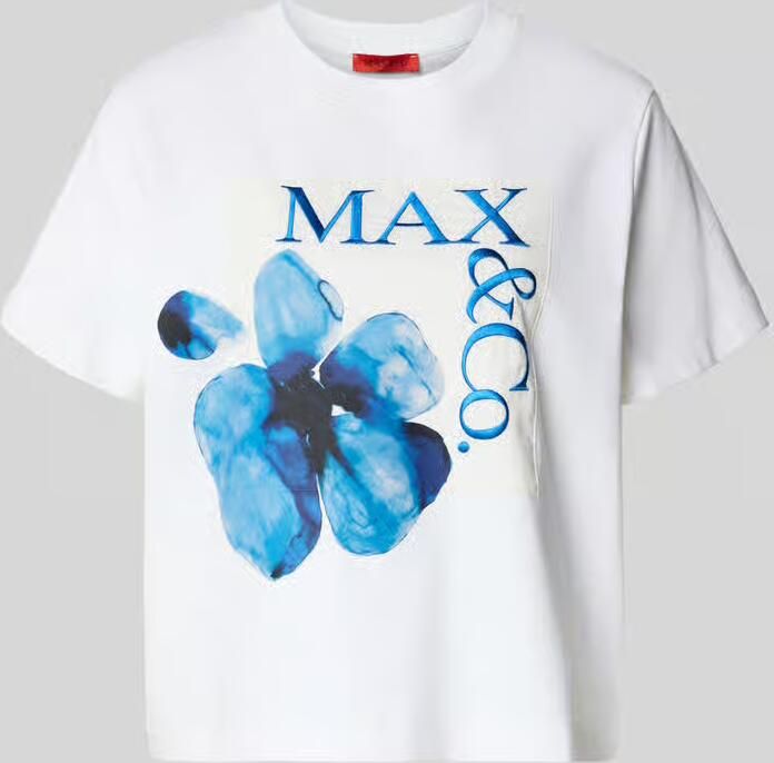 MAX&Co. Boxy fit T-shirt van puur katoen model 'MAMBO'
