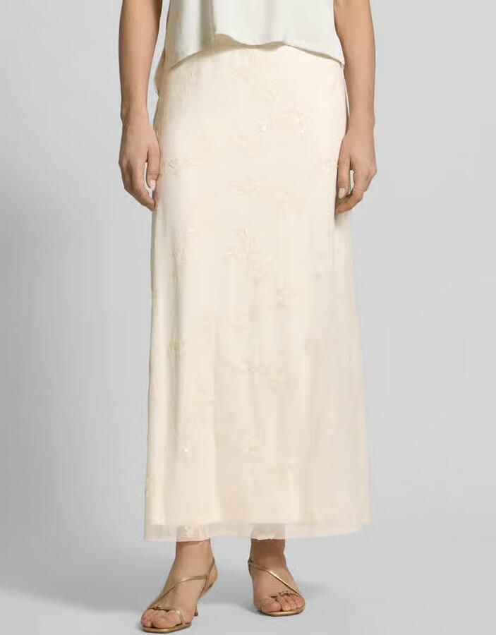 MAX&Co. Licht uitlopend maxi-rok met onderrok model 'TRITON' - Foto 2