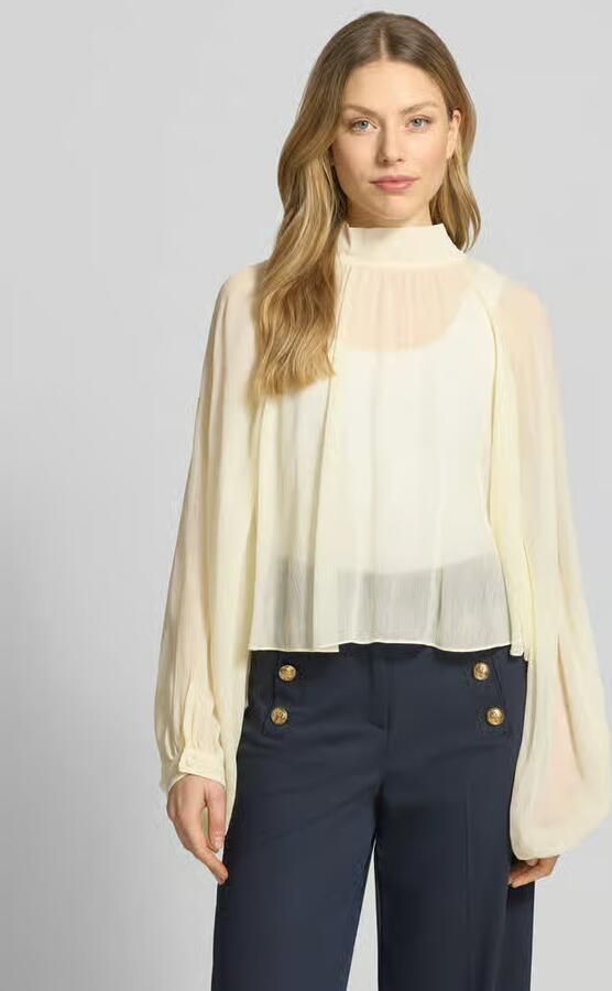 MAX&Co. Loose fit blouse met lange mouwen van pure viscose model 'AFFETTO' - Foto 3
