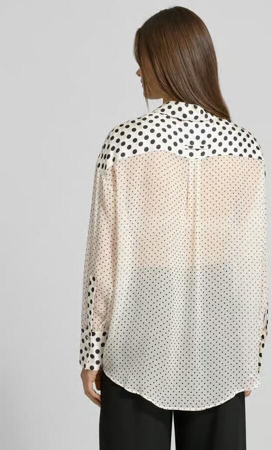 MAX&Co. Loose fit overhemdblouse van pure zijde model 'ACUME' - Foto 3