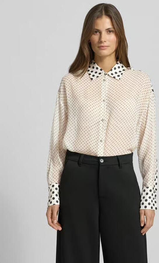 MAX&Co. Loose fit overhemdblouse van pure zijde model 'ACUME' - Foto 4