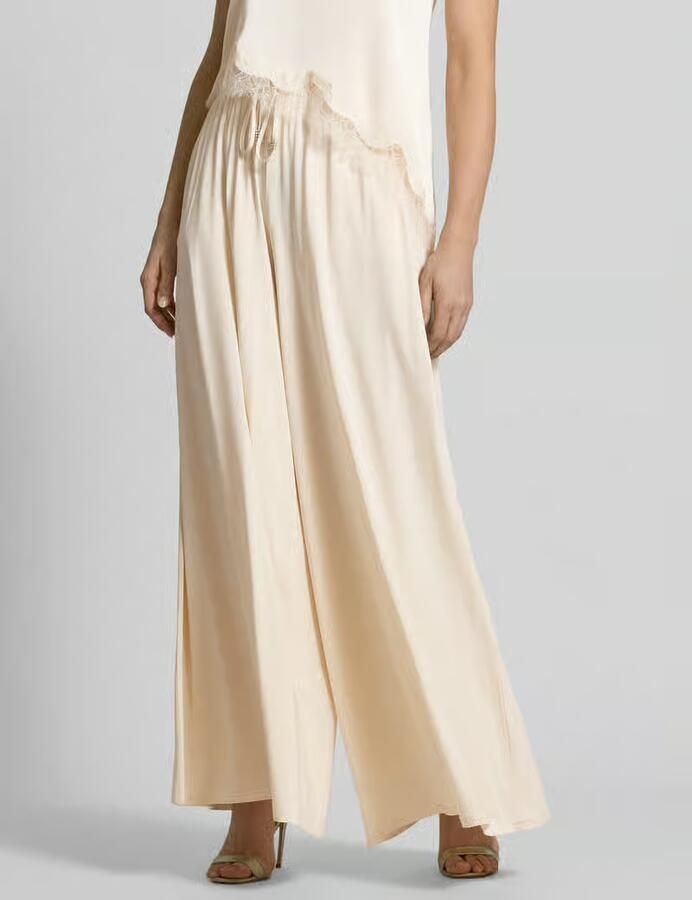 MAX&Co. loose fit wijdte broek van viscosemix model 'FULMINE' - Foto 3