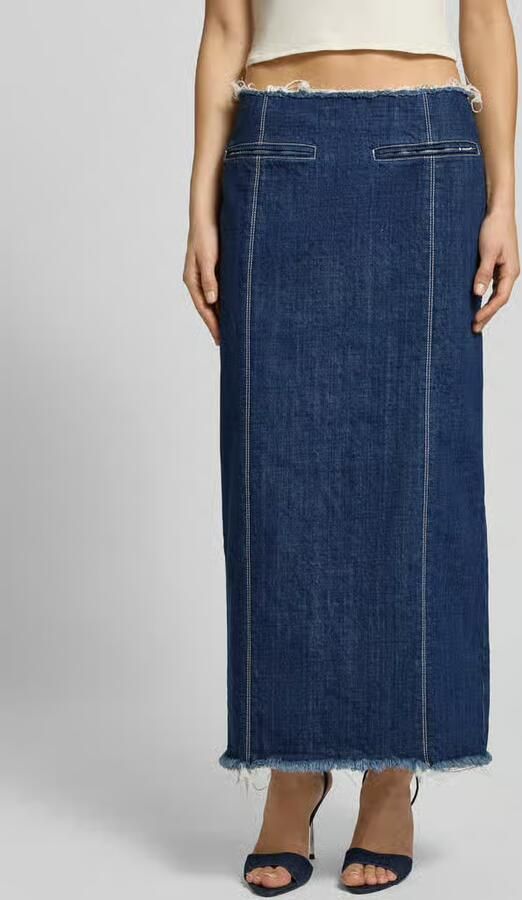 MAX&Co. Midi-rok van denim model 'MCLLUGLIO' - Foto 3