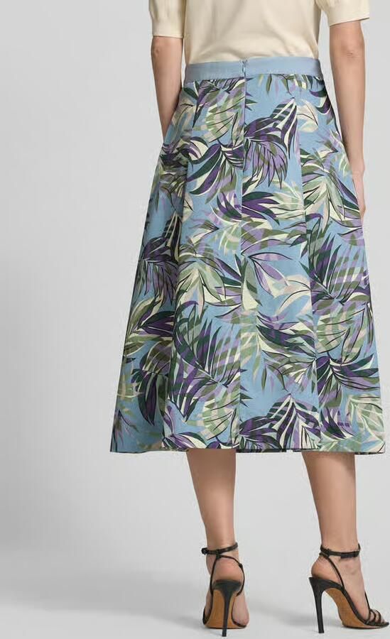 MAX&Co. Midirok met stolpplooien model 'RISATA'