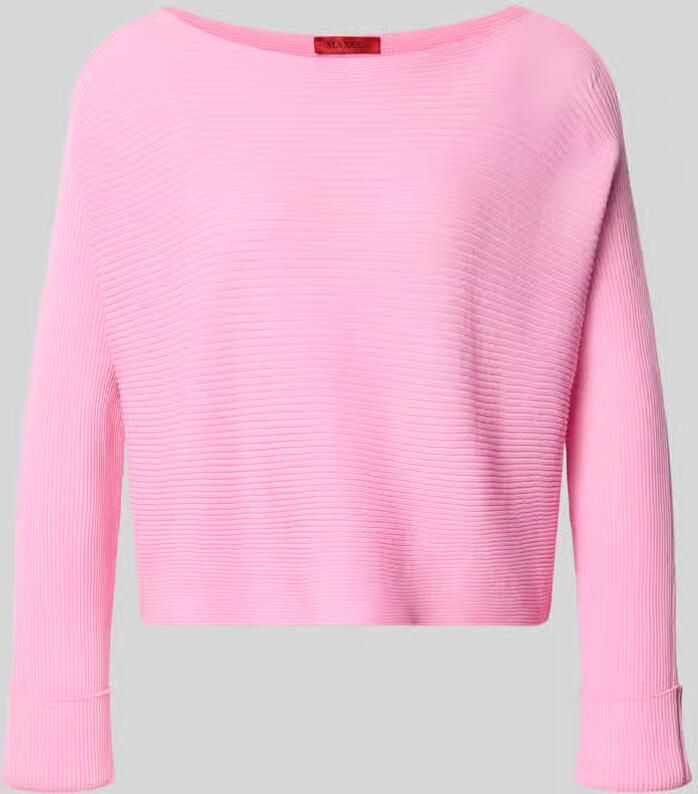 MAX&Co. Oversized gebreide pullover van katoenmix model 'SCAMBIO' - Foto 2