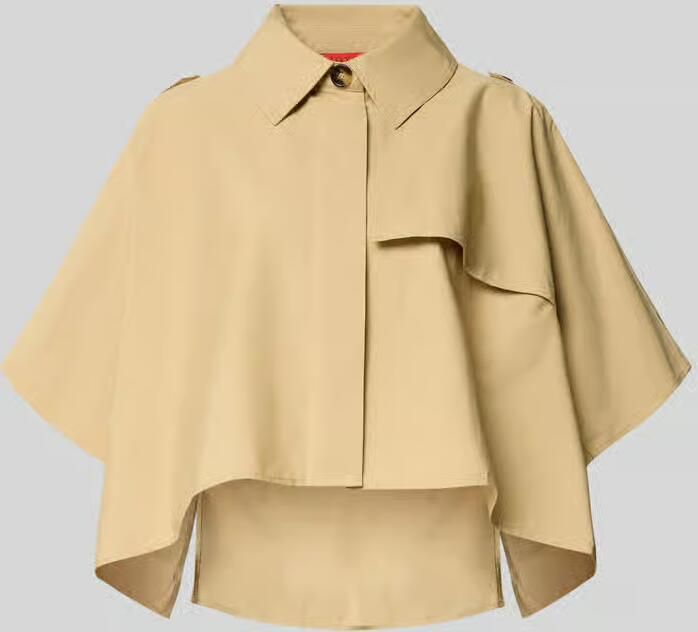 MAX&Co. Oversized poncho van puur katoen model 'EUFORICO'