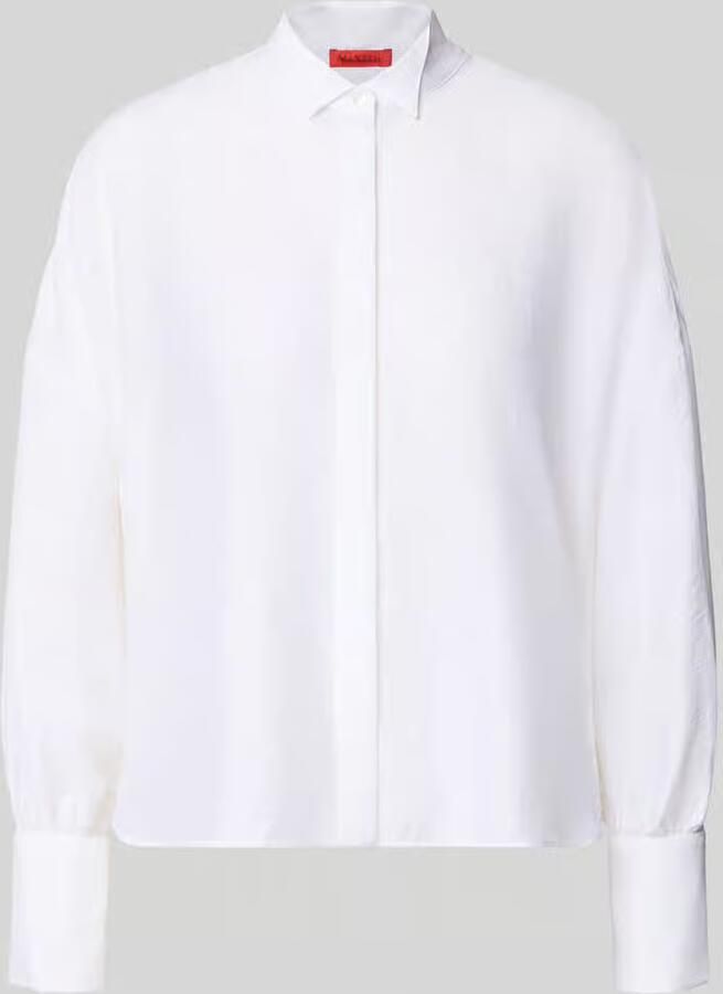 MAX&Co. Regular fit blouse met lange mouwen van lyocellmix model 'ADESSO'