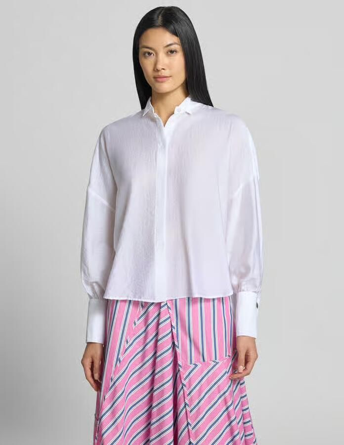 MAX&Co. Regular fit blouse met lange mouwen van lyocellmix model 'ADESSO' - Foto 3