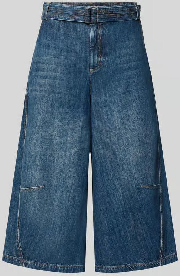 MAX&Co. regular fit culotte van katoenmix met viscose model 'EPOCHE' - Foto 2