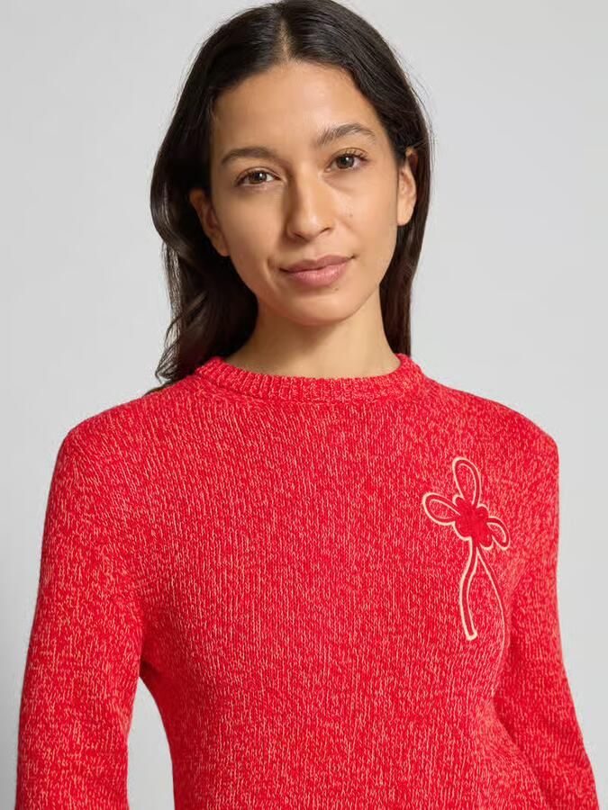 MAX&Co. Regular fit gebreide pullover van puur katoen model 'IGELO' - Foto 2