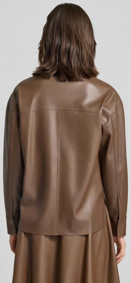 MAX&Co. Regular fit jack in leerlook met borstzakken model 'FURIO'