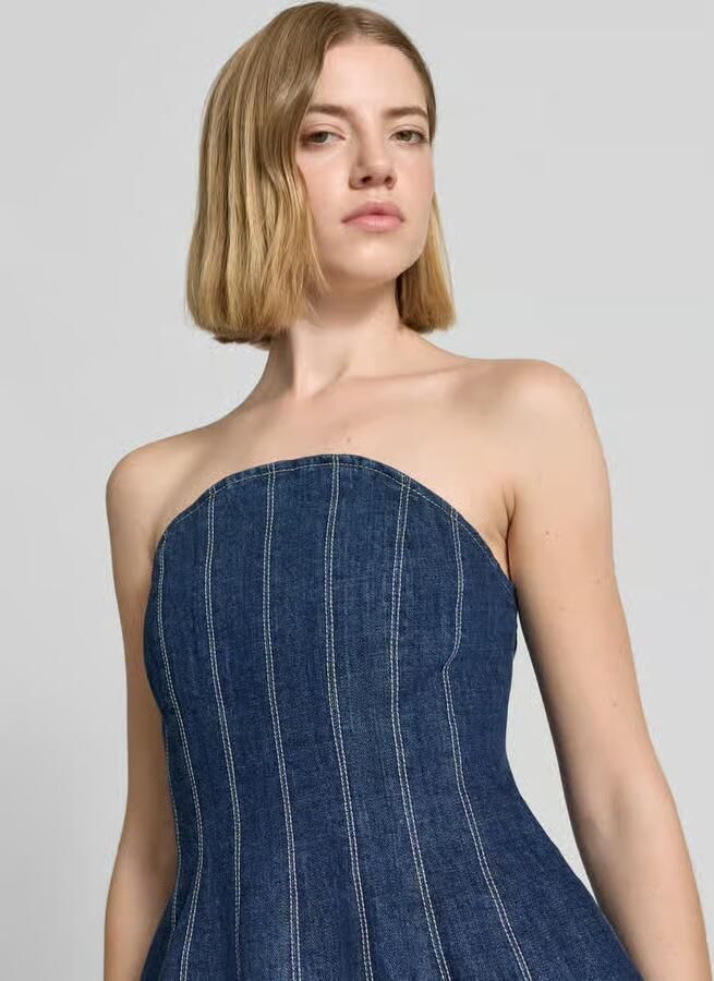 MAX&Co. regular fit jeansblouse van zuiver katoen model 'FIRMA'