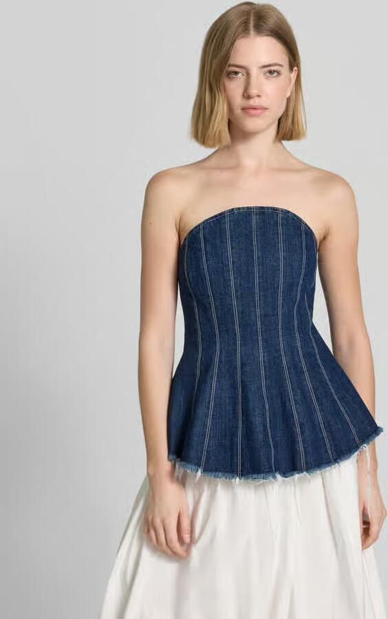 MAX&Co. regular fit jeansblouse van zuiver katoen model 'FIRMA' - Foto 2