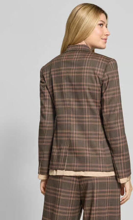 MAX&Co. Regular fit korte blazer van scheerwolmix met viscose model 'ESTREMO'