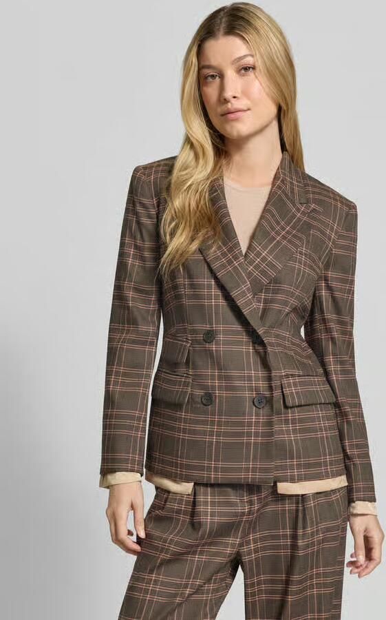 MAX&Co. Regular fit korte blazer van scheerwolmix met viscose model 'ESTREMO' - Foto 3