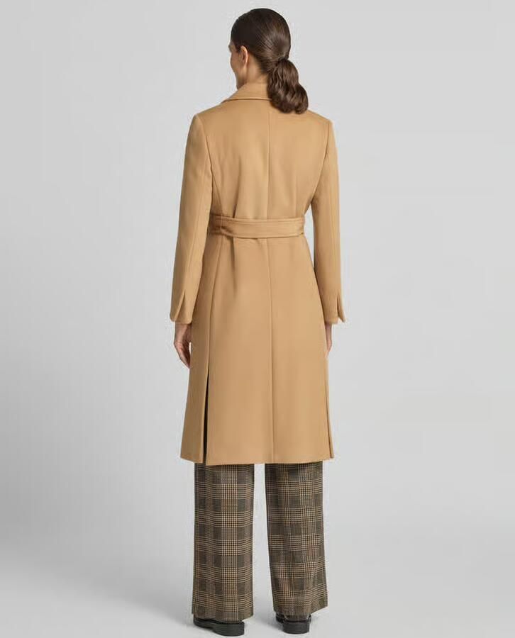 MAX&Co. Regular fit lange wollen jas met reverskraag model 'RUNAWAY' - Foto 2